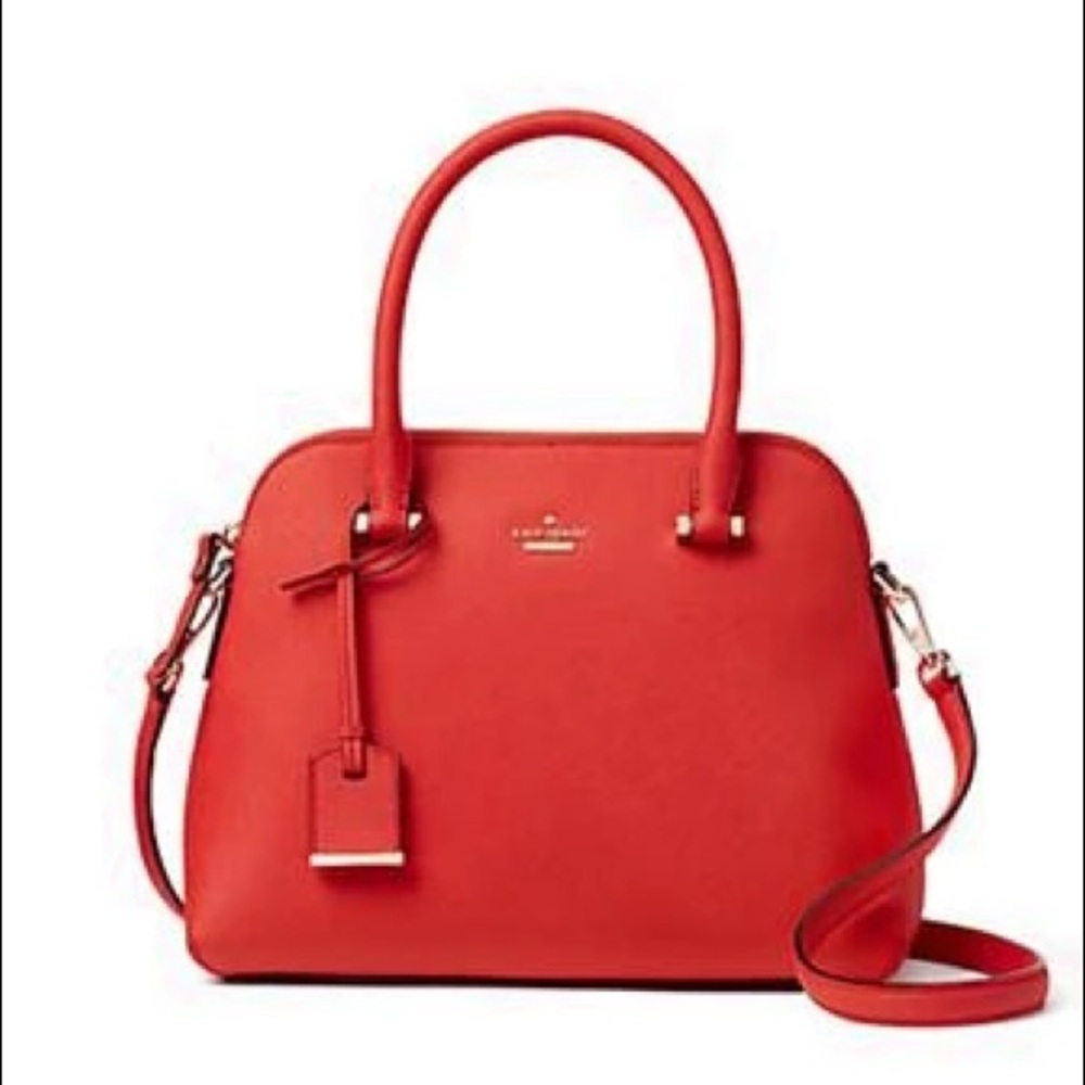 Kate Spade red Cameron street Maise bag